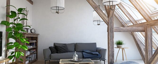 Short-term rental living room
