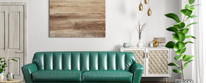 Short-term rental living room