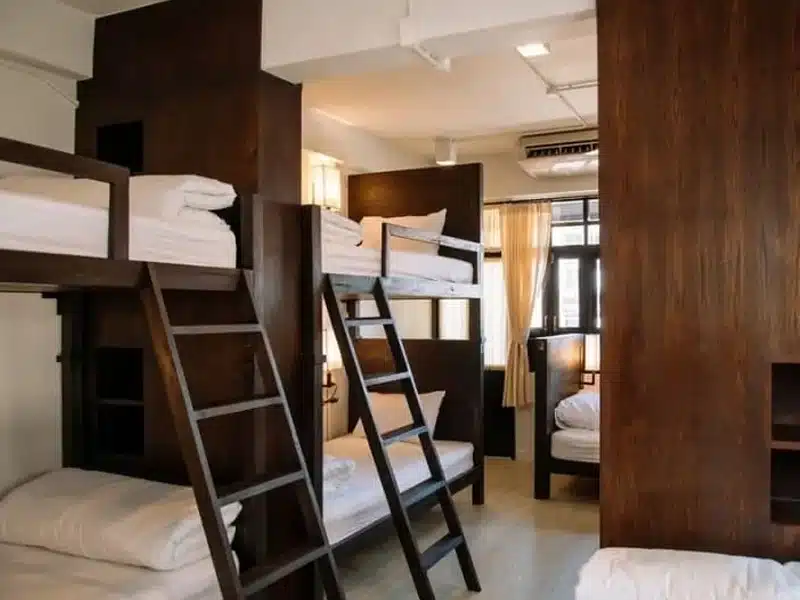 Bunkbeds in an Airbnb