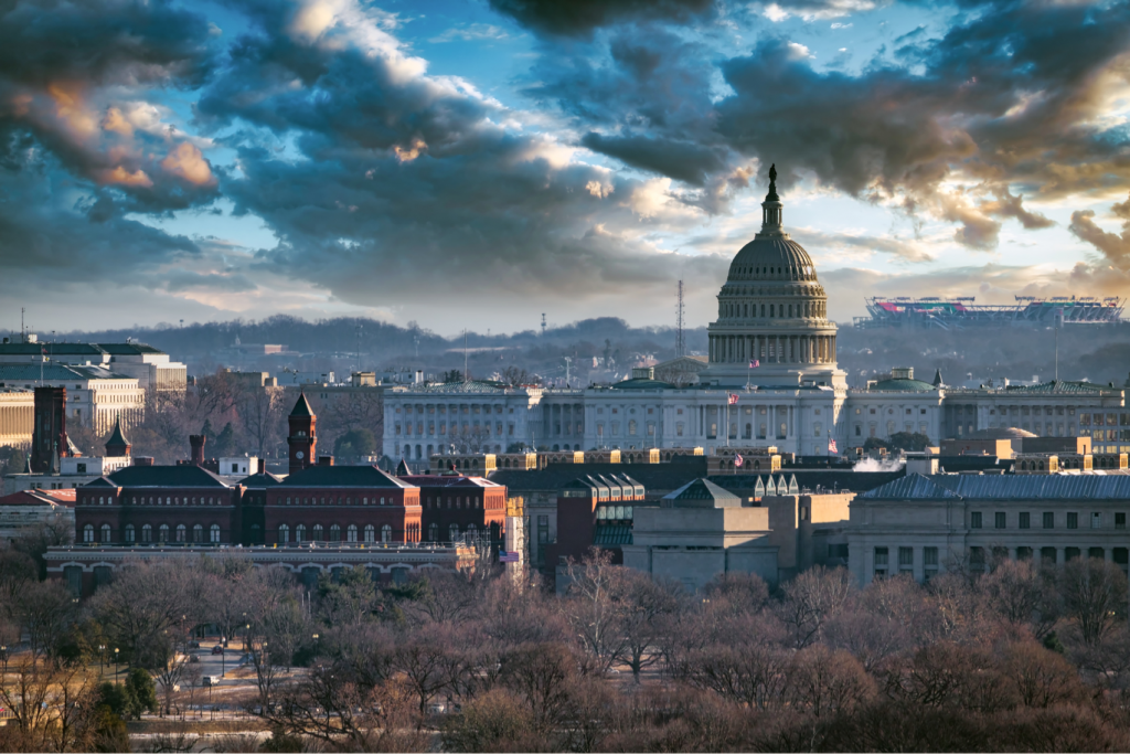 Picture of the capital building in D.C