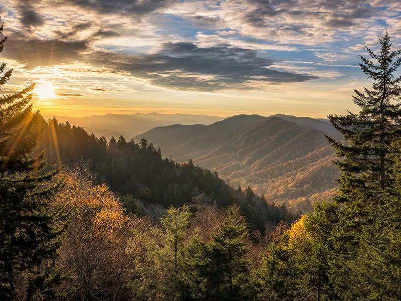 The Smoky Mountains in the Fall