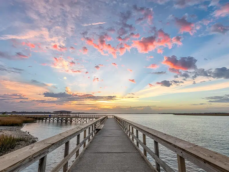 South Carolina Boardwalk Sunset